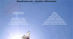 Desktop Screenshot of klauskunze.com